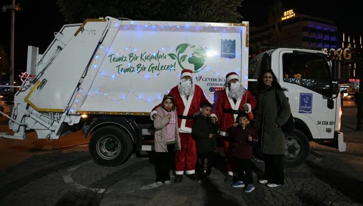 Kuşadası’nda Noel Baba kostümlü personel yeni yıl coşkusu yaşattı – Birlik Haber Ajansı